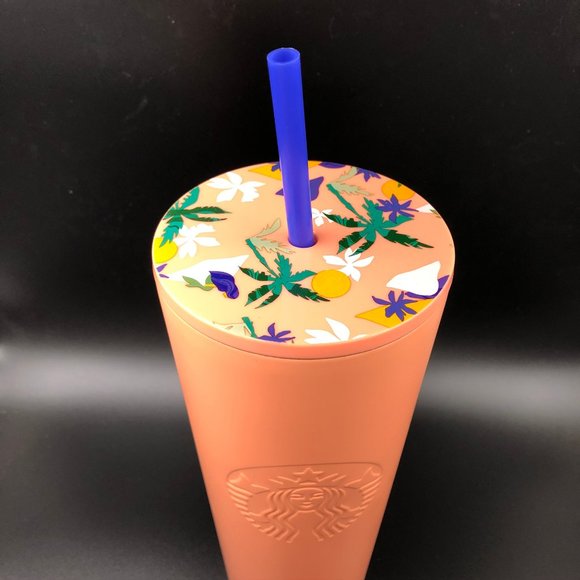 Starbucks Tropical Peach 24oz Matte Tumbler - Picture 2 of 5